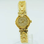 HAIDA Ladies Manual Wind Mechanical Watch 17 Jewels Gold-Plated NOS