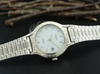 HAIDA Men's Automatic Mechanical Watch White Dial Steel Silver Indices NOS