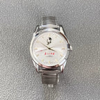 Vintage Diamond 7120 Manual Wind Mechanical Men's Watch Serve the People 90s