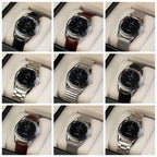 Vintage Diamond Brand Men's Manual Wind Mechanical Watch Solid Steel Bracelet