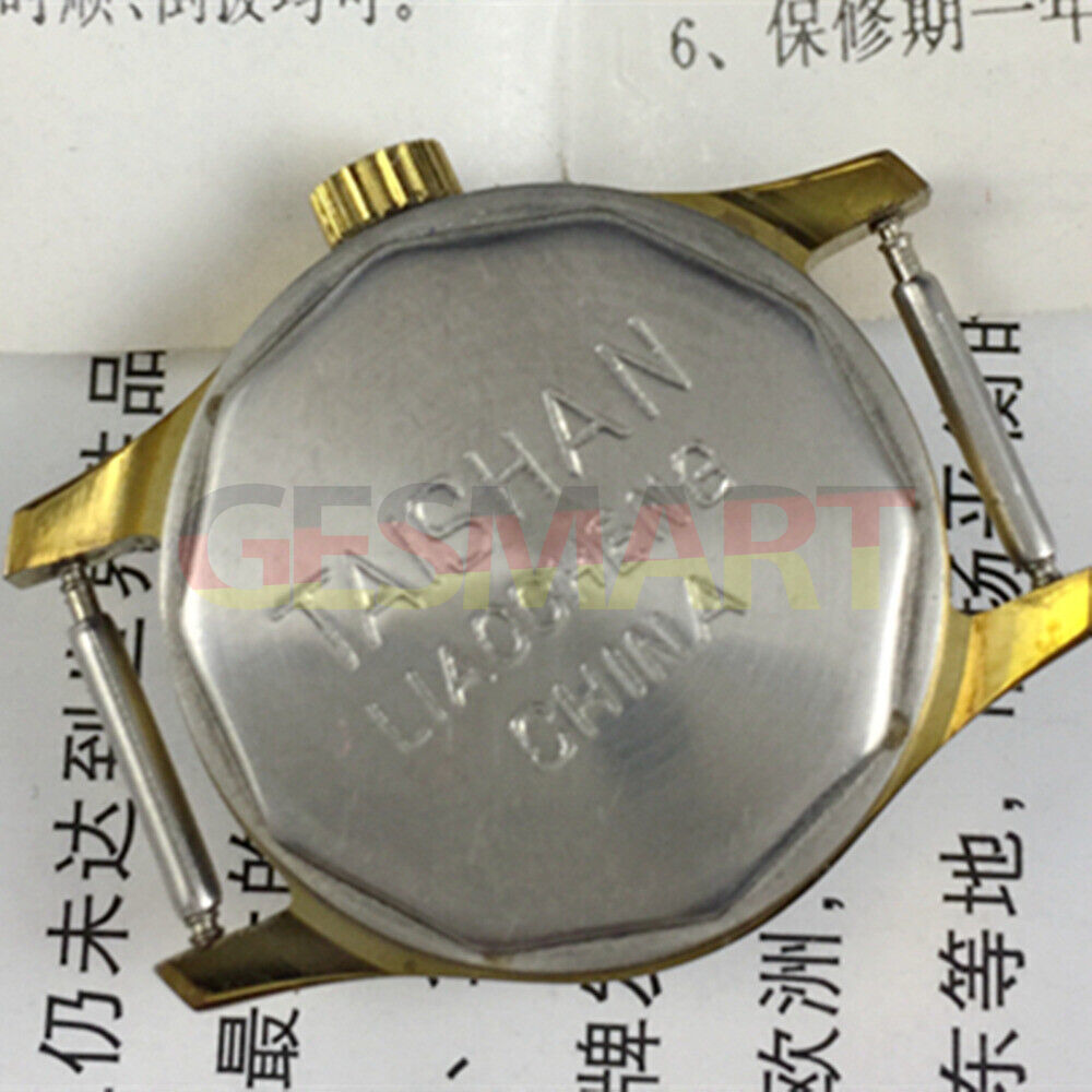 TAISHAN 26mm gold lady watch with 19 jewels, manual mechanical movement, and elegant nail markers