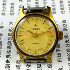 China Liaocheng TAISHAN manual mechanical lady watch featuring 19 jewels and golden nail accents, elegant precision timepiece.