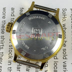 HAIDA 25mm ladies mechanical watch with golden nail markers, gradient purple dial, and 17 jewels movement.
