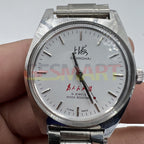 37mm Shanghai Factory 7120 men's manual mechanical watch with shock-resistant design for durable wear.