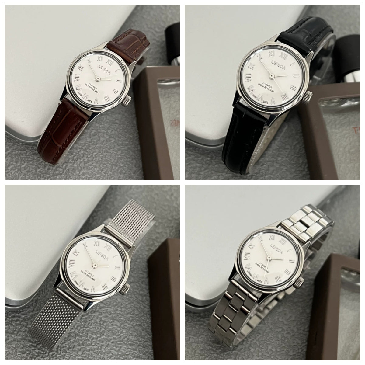 LEISDA Ladies Manual Wind Mechanical Watch Small Minimalist Vintage NOS