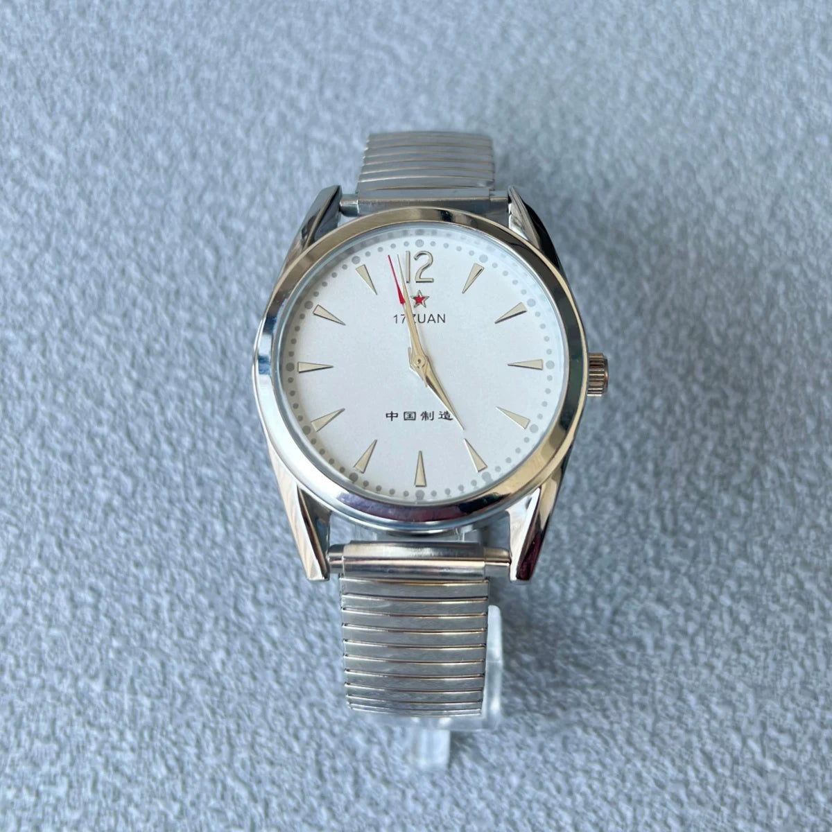 Vintage 7120 Manual Wind Mechanical Men's Watch August 1st Retro Gift NOS