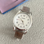 LEISDA 7120 Manual Wind Mechanical Watch Classic Vintage Student NOS