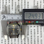 HAIDA 24mm manual mechanical lady watch with black dial, octagonal case, and 17 jewel movement for accuracy.