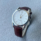 Vintage 7120 Manual Wind Mechanical Men's Watch August 1st Retro Gift NOS