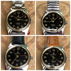 Vintage 7120 Manual Wind Mechanical Watch Stainless Steel 36mm Case New Accurate