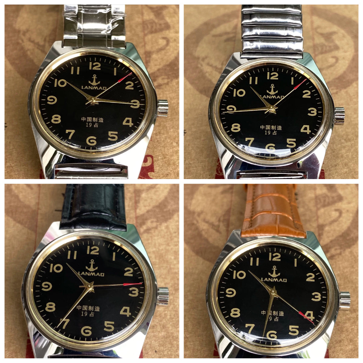 Vintage 7120 Manual Wind Mechanical Watch Stainless Steel 36mm Case New Accurate