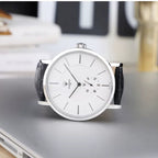 Shanghai Diamond Men's Mechanical Watch Bauhaus Minimalist Steel Waterproof