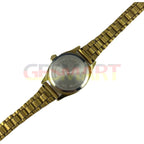 HAIDA 22mm Lady Watch with golden nails, manual mechanical movement, and gradient orange dial for elegant style.