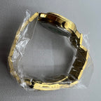 Shanghai 33mm manual mechanical watch with golden nail square case, 17 jewels, elegant design.