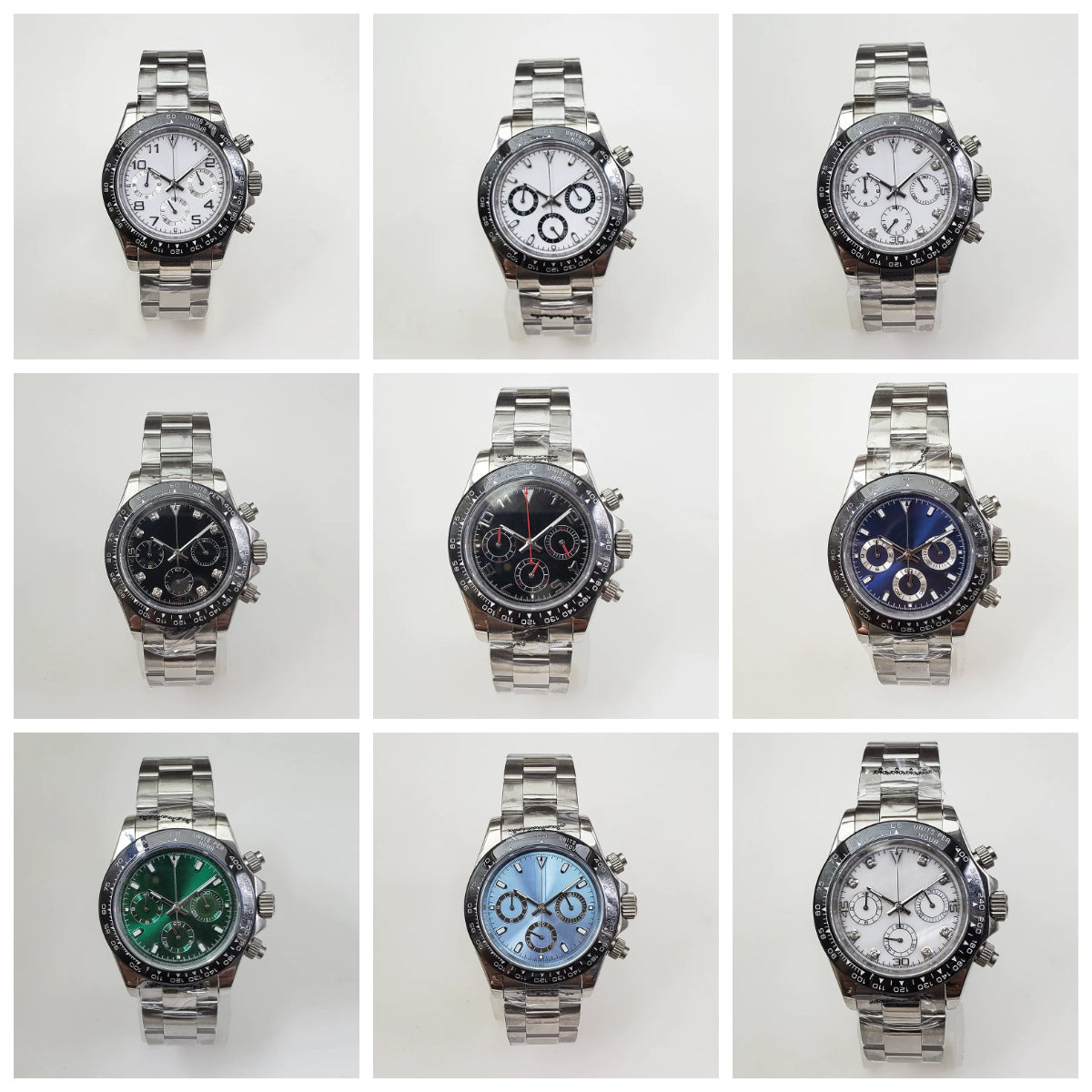 Men's Quartz Chronograph Watch 39mm Sapphire Crystal Luminous Hands