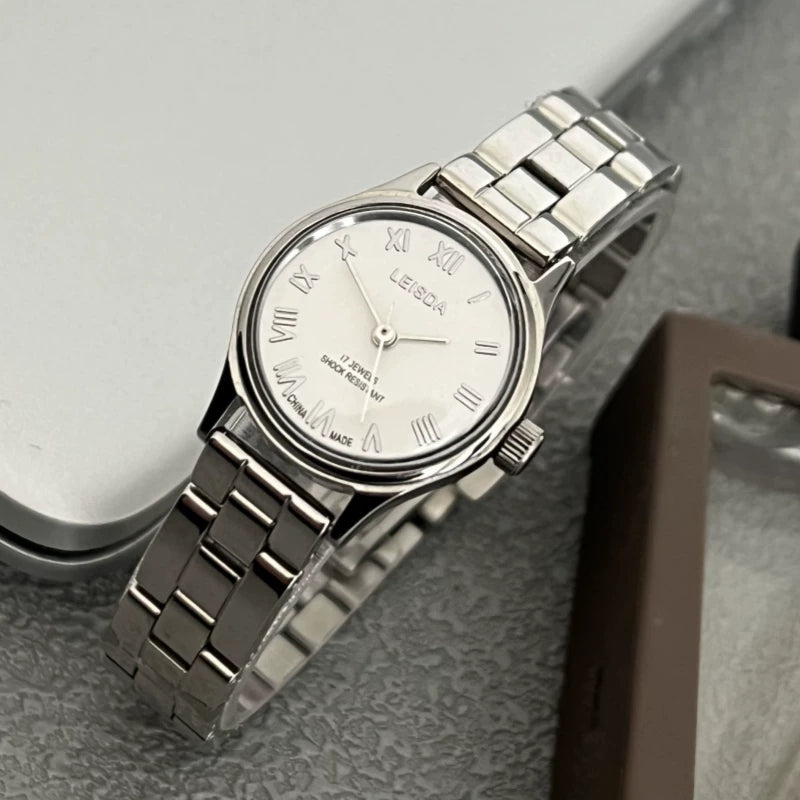 LEISDA Ladies Manual Wind Mechanical Watch Small Minimalist Vintage NOS