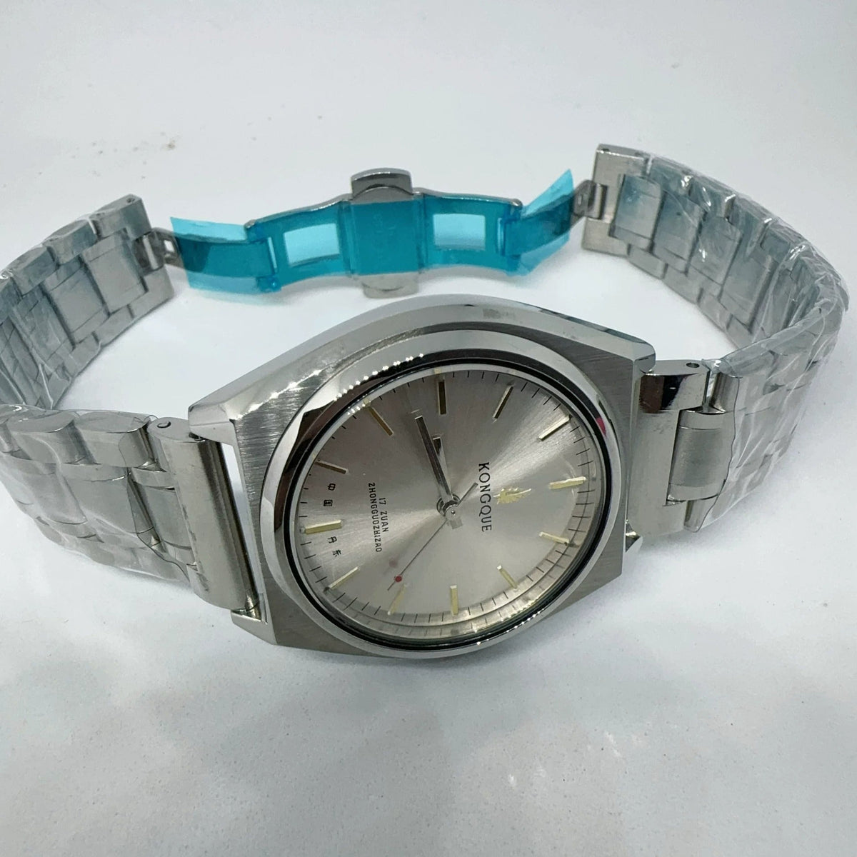 Peacock Semi-Automatic Mechanical Watch Classic Fashion Steel Vintage NOS