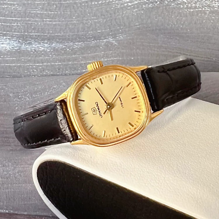 Golden Anchor Ladies Manual Wind Mechanical Watch Vintage Retro Student NOS