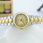 HAIDA Ladies Automatic Mechanical Watch Two-Tone Crystal-Set Vintage