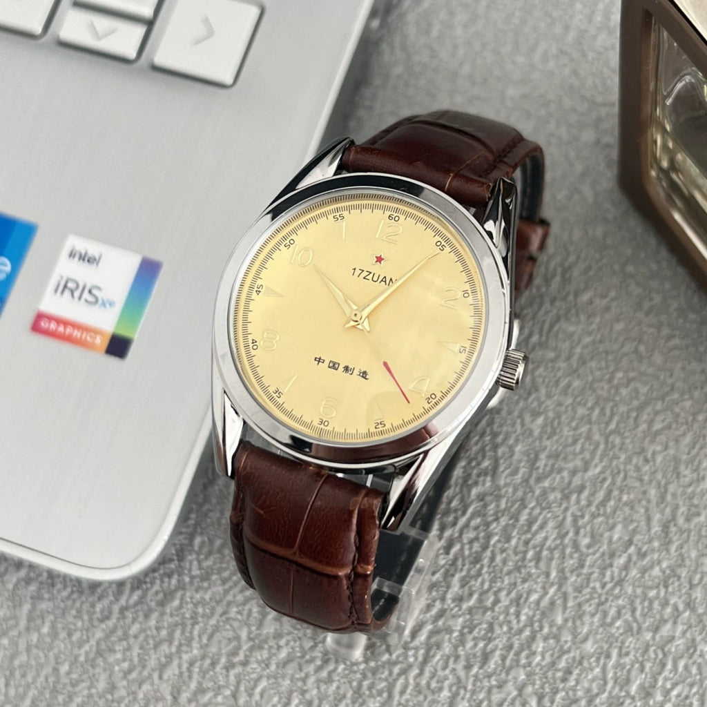 Vintage 7120 Manual Wind Military Men's Watch August 1st Commemorative NOS