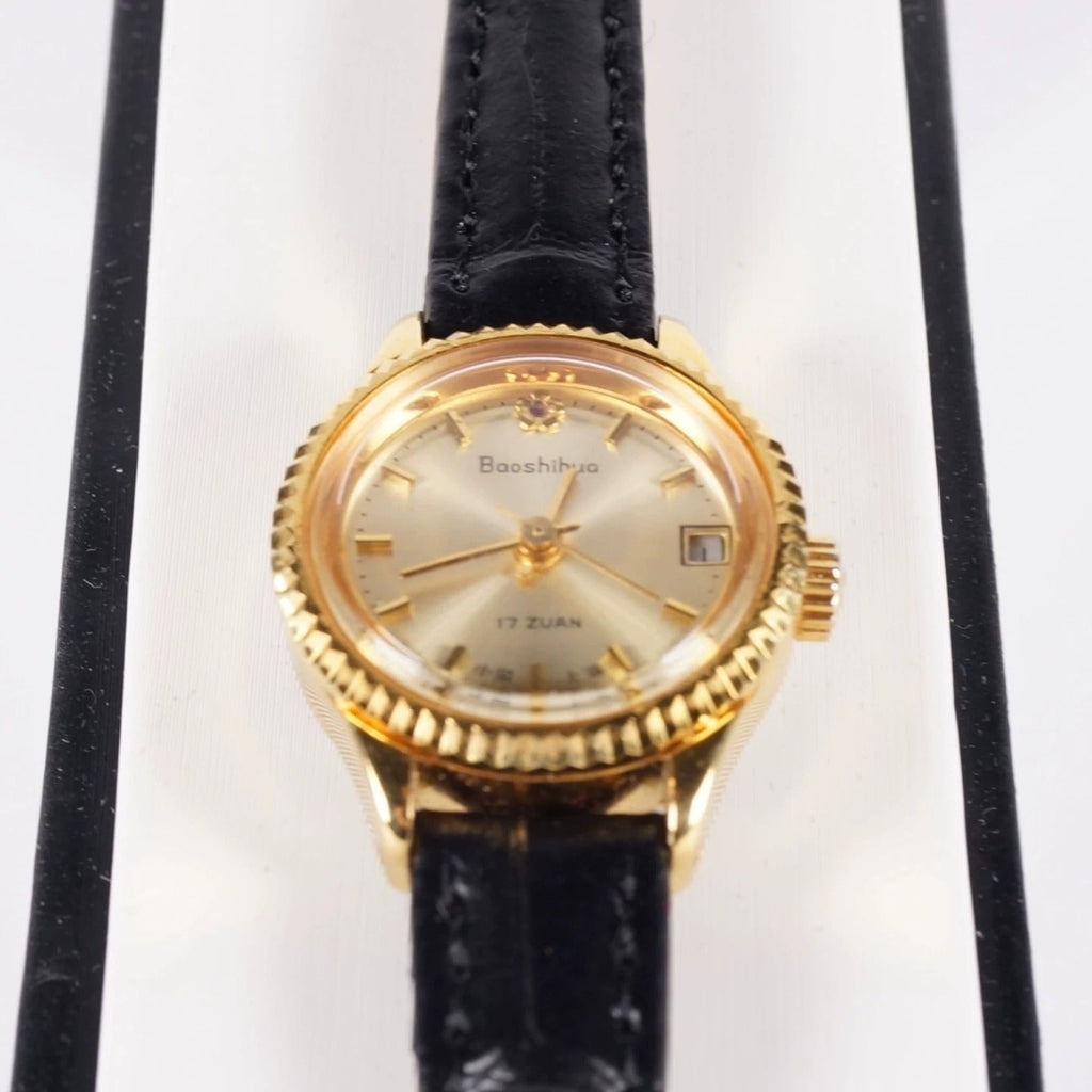 Baoshihua Ladies Manual Wind Mechanical Watch Small Vintage Retro NOS Shanghai