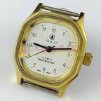 SHANGHAI JINJI lady watch featuring 17 jewels, gold nail markers, and precise manual mechanical movement