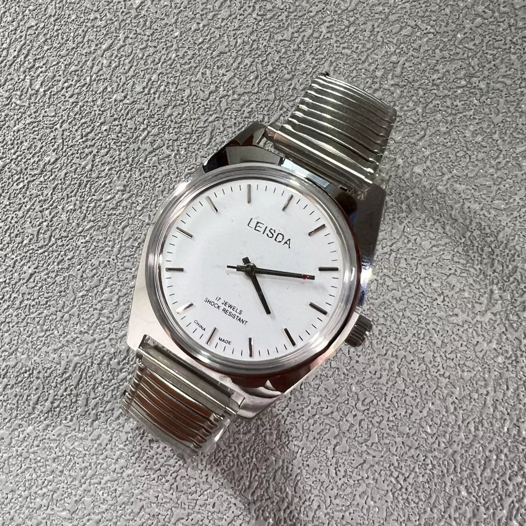LEISDA 7120 Manual Wind Mechanical Men's Watch Classic Minimalist Vintage