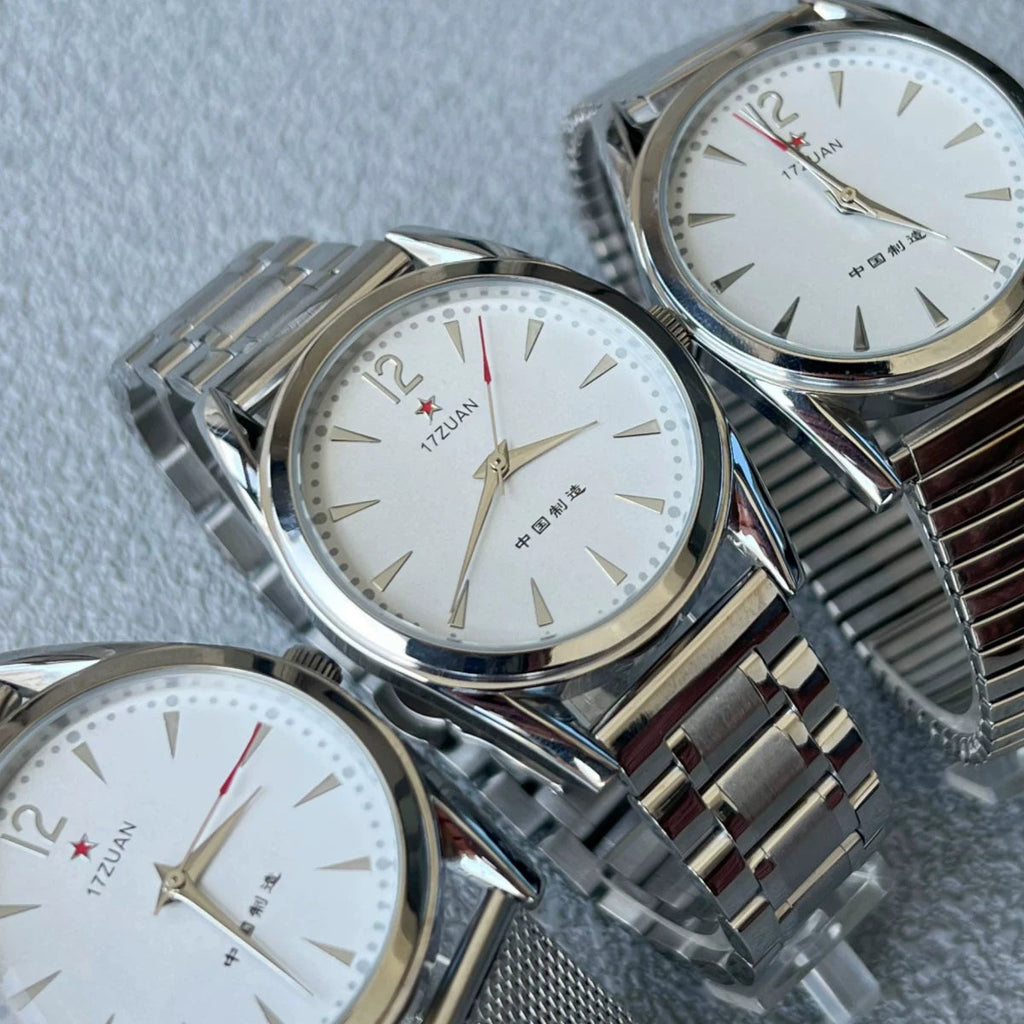 Vintage 7120 Manual Wind Mechanical Men's Watch August 1st Retro Gift NOS