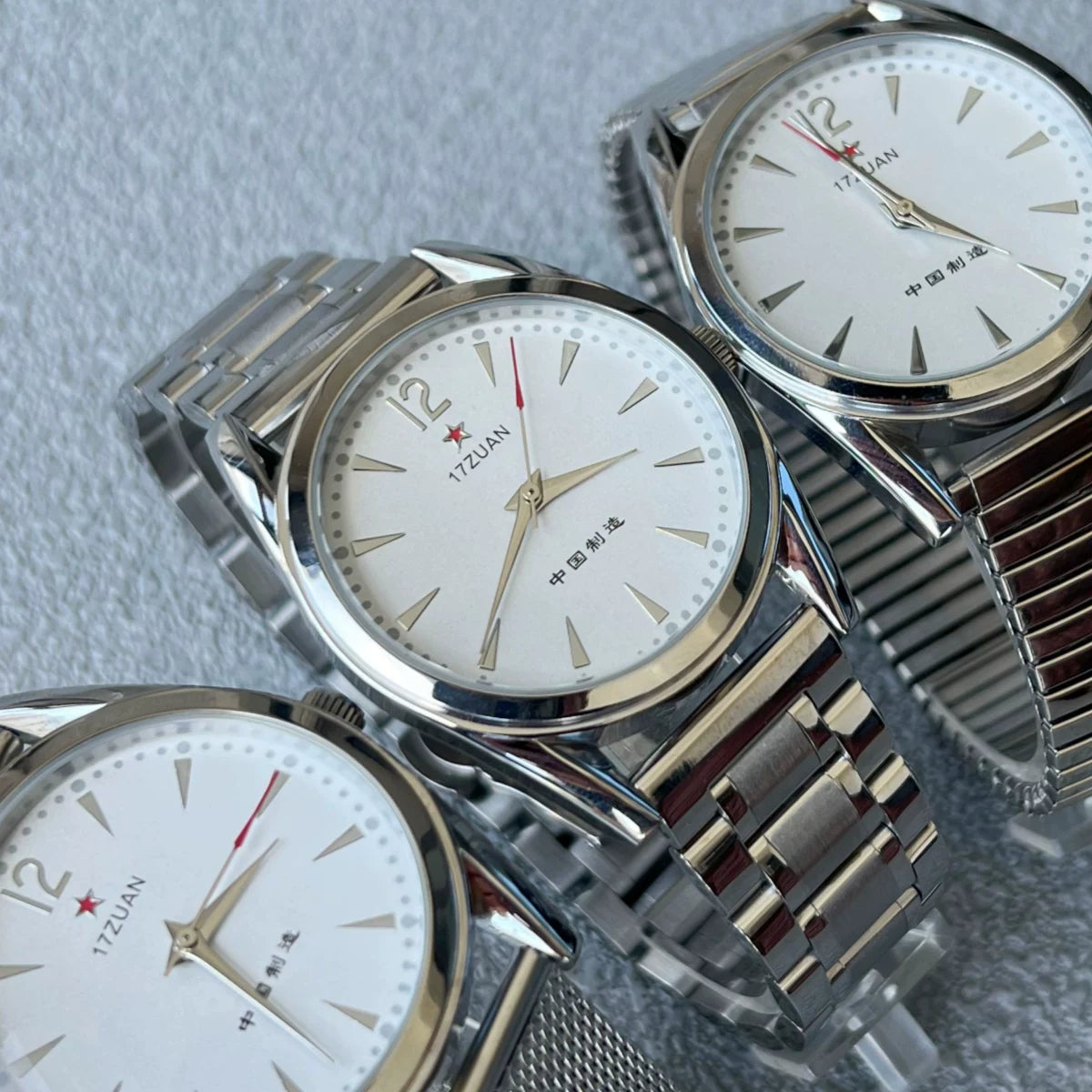 Vintage 7120 Manual Wind Mechanical Men's Watch August 1st Retro Gift NOS
