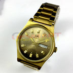 Shanghai Factory dark brown dial manual mechanical watch with double calendar, classic design for everyday wear accessory