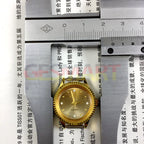24mm HAIDA Lady Watch featuring golden nail markers, 17 jewels, and a gradient brown dial for stylish wear.