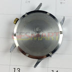 Shanghai Jinji 37mm manual mechanical watch with 17 jewels and shock-resistant gold accents.