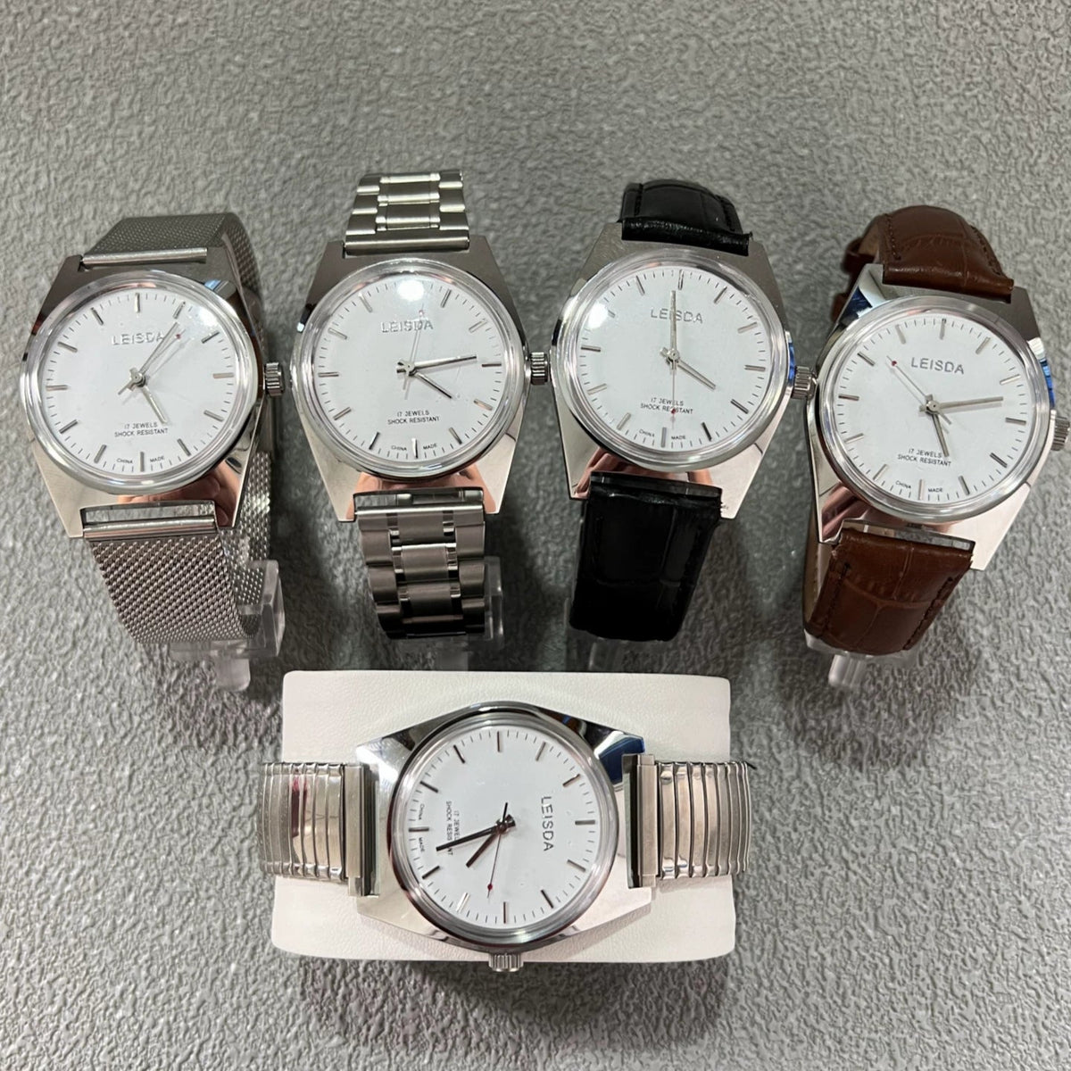 LEISDA 7120 Manual Wind Mechanical Men's Watch Classic Minimalist Vintage