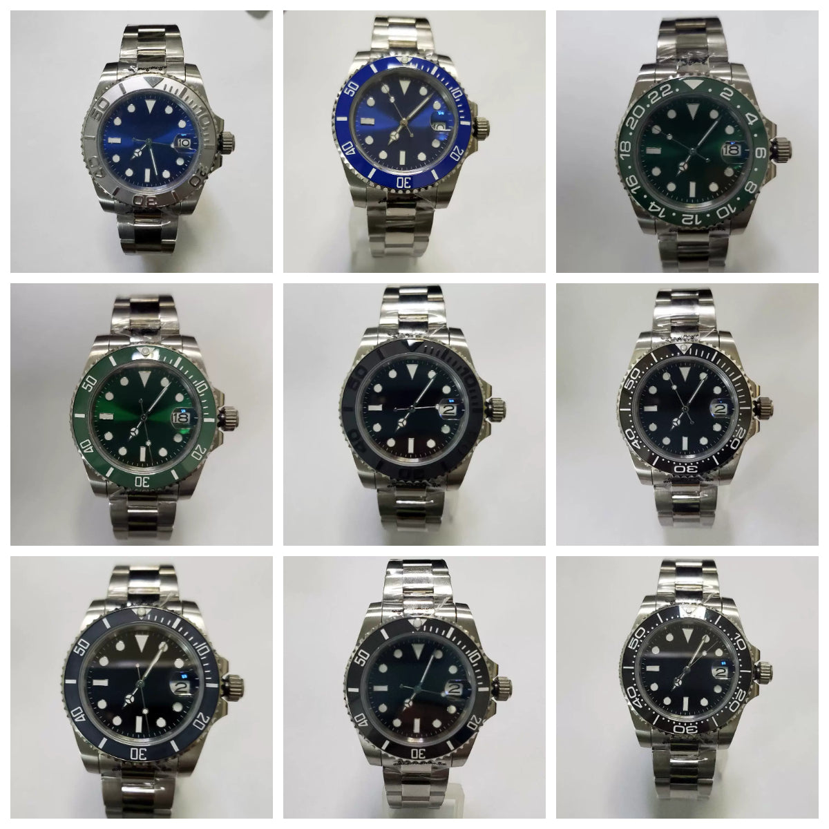 Men's 40mm Mechanical Watch Sapphire Crystal 316L Steel Case NH35 Movement