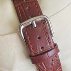 Shanghai Men's Manual Wind Watch Steel Bracelet Large Numeral Dial NOS