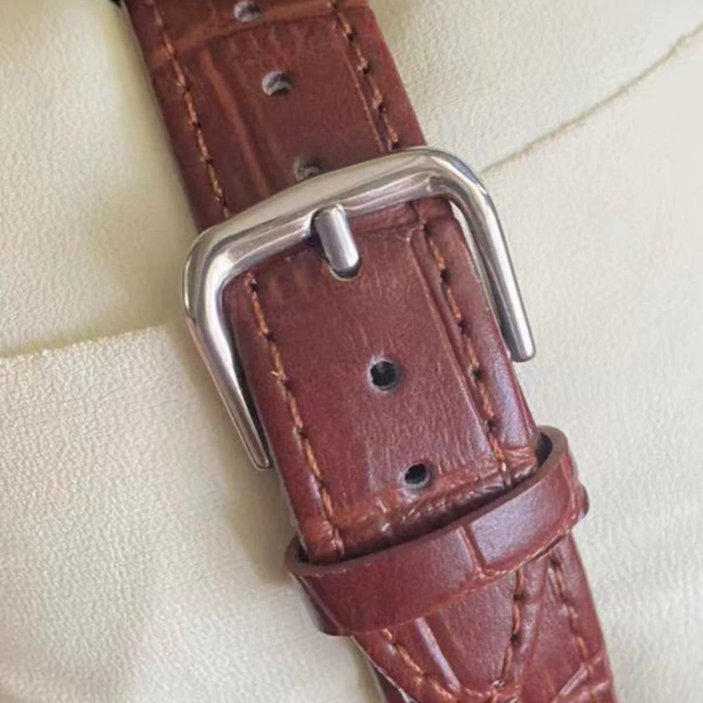 Shanghai Men's Manual Wind Watch Steel Bracelet Large Numeral Dial NOS