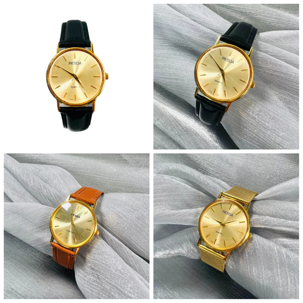 LEISDA Retro Ladies Quartz Watch Round Vintage Small Elegant Student Style
