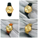 LEISDA Retro Ladies Quartz Watch Round Vintage Small Elegant Student Style